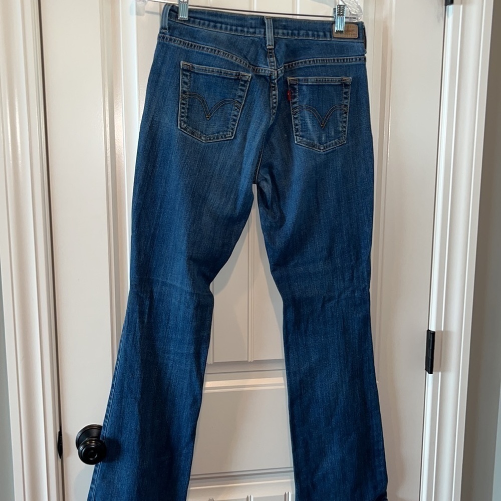 Levi’s 515 bootcut with rare R tag medium wash size 6 Long - Picture 5 of 13